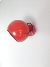 Grote eyeball wandlamp rood