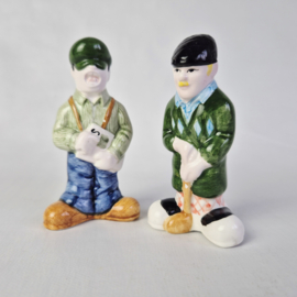 Peper en zoutvat in de vorm van 2 mannetjes