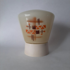 Jaren 50 plafondlamp | Schroefbol plafonniere | Kleurrijke plafondlamp