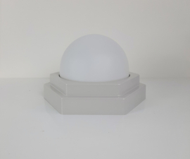 Prachtige vintage design plafondlamp Herda, jaren 80 plafonniere