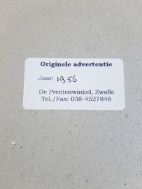 Originele advertentie White Heather uit 1956