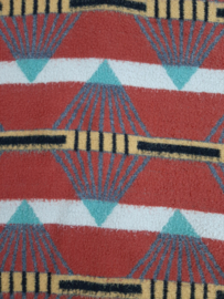 Vintage jaren 70 deken | plaid | MCM | ruit-patroon
