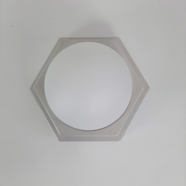 Prachtige vintage design plafondlamp Herda, jaren 80 plafonniere