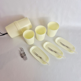 Vintage picknickset uit de jaren ‘60/‘70