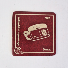 Vintage onderzetters voor glazen | Set van 5