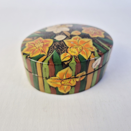Vintage papiermaché doos | Kasjmir India