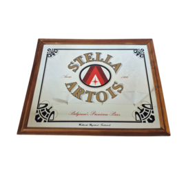 Vintage Stella Artois spiegel | Pub/Bar decor | Vintage bier reclame