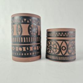 Wattisfield Ware Suffolk Set van 2 Vazen uit de jaren 60