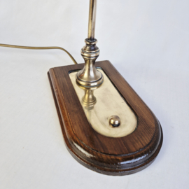 Vintage Messing bureaulamp