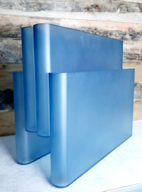 Vintage lectuurbak Giotto Stoppino voor Kartell - "Portariviste" Blauw