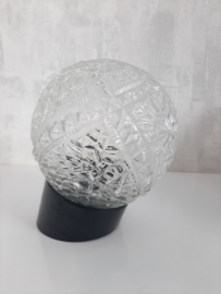 Bakelieten schuine schroefbolhouder met bewerkte of witte bol