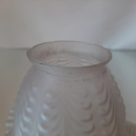Jaren 50 lampenkap glas | Lampenkap ter vervanging | Stijlvolle lampenkap melkglas