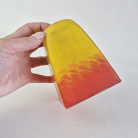 Pate de Verre Art Deco Glazen Lampenkap