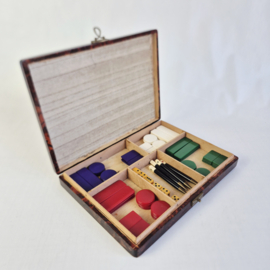 Vintage luxe speelsetkoffer