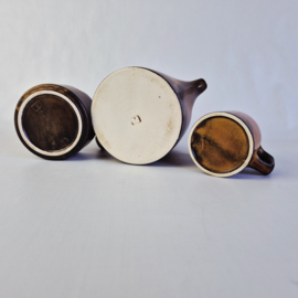 Jaren 60 Heisterholz Keramik koffie servies set