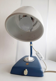 Vintage Philips tafellamp | Bureaulamp blauw