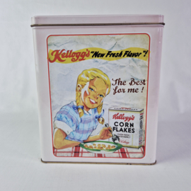 Vintage blik 'Kellog's Toasted Corn Flakes'