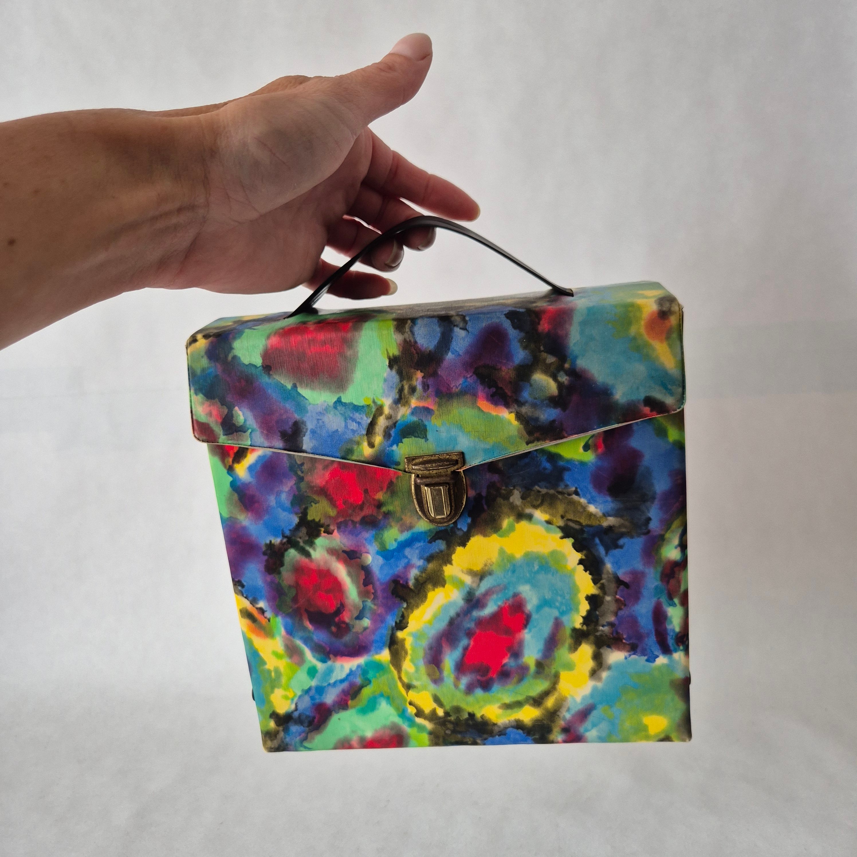 Singles koffer | Vintage jaren 70 koffer voor singles