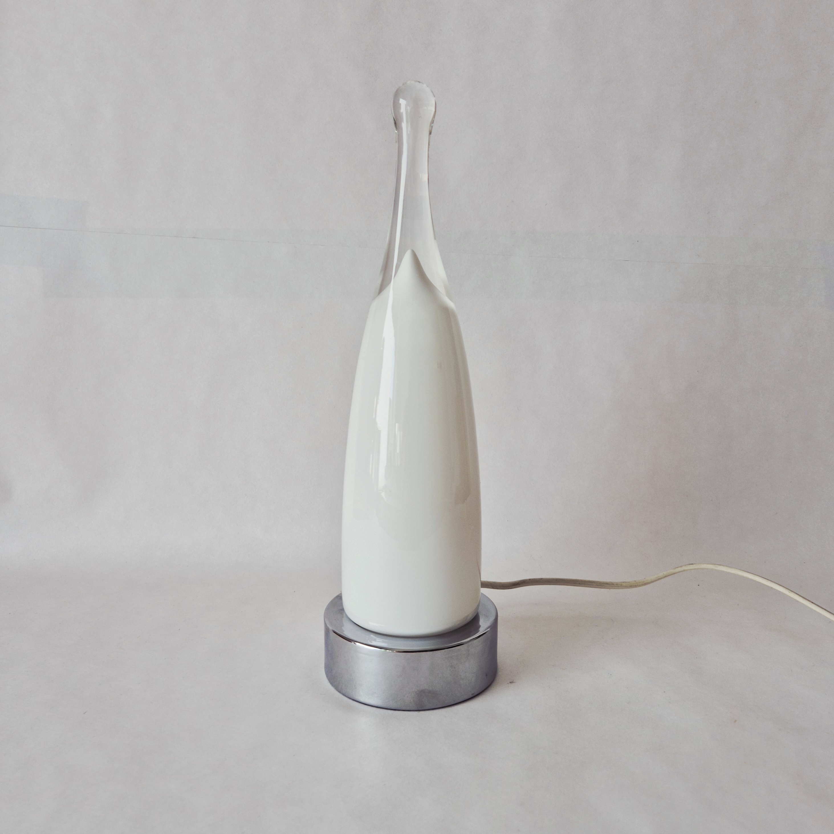 Jaren 90 Ikea tafellamp | Vintage glazen schemerlamp | Y2K lamp