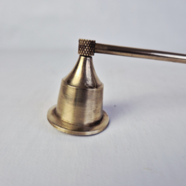 Vintage messing kaarsendover