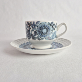 Set van 4 vintage kop en schotels uit de Castillian Collection | Toledo van Pontesa Ironstone