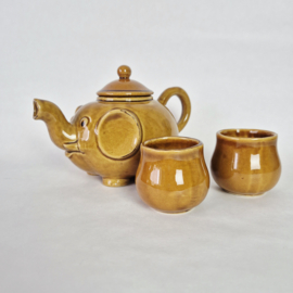 Jaren 70 theeservies Olifant