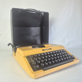 Vintage Silverette Typemachine Geel