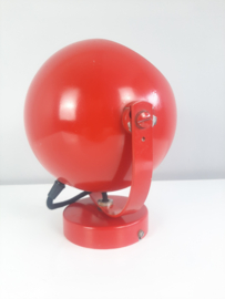 Grote eyeball wandlamp rood