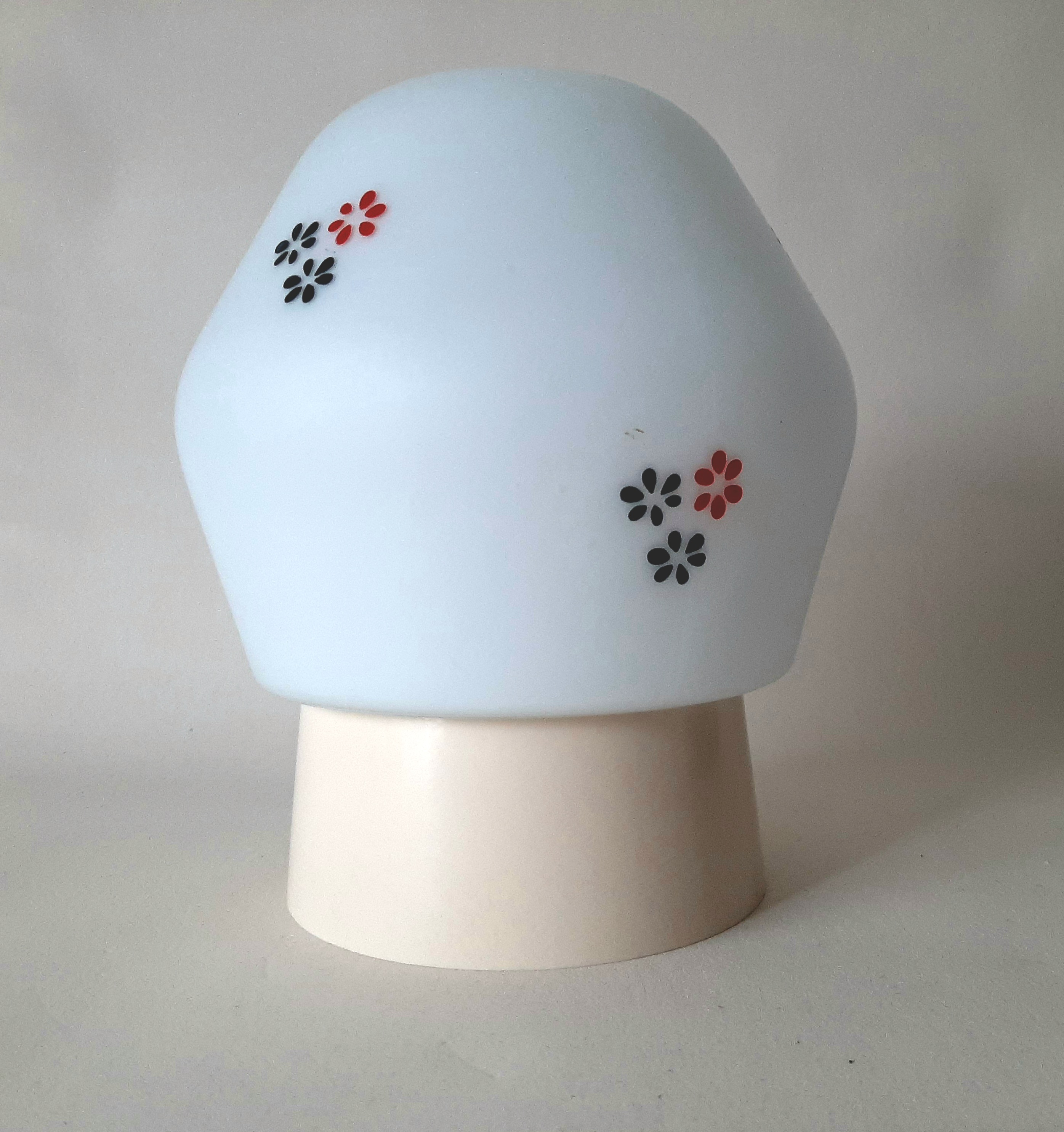 Philips schroefbol | Vintage plafondlamp met bloem decor | MCM