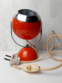 Vintage Space age | Jaren 70 oranje Eyeball | Tafellamp