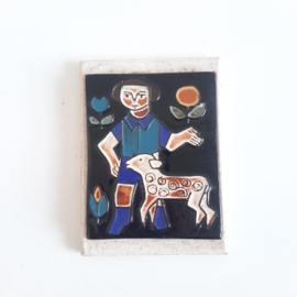 Keramische tegels Henk Potters| Jaren 70 | Kunsttegels