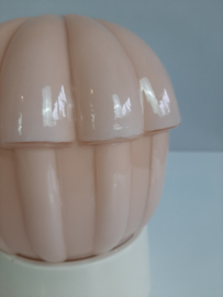 Thabur schroefbol, Art Deco plafondlamp in beige of roze