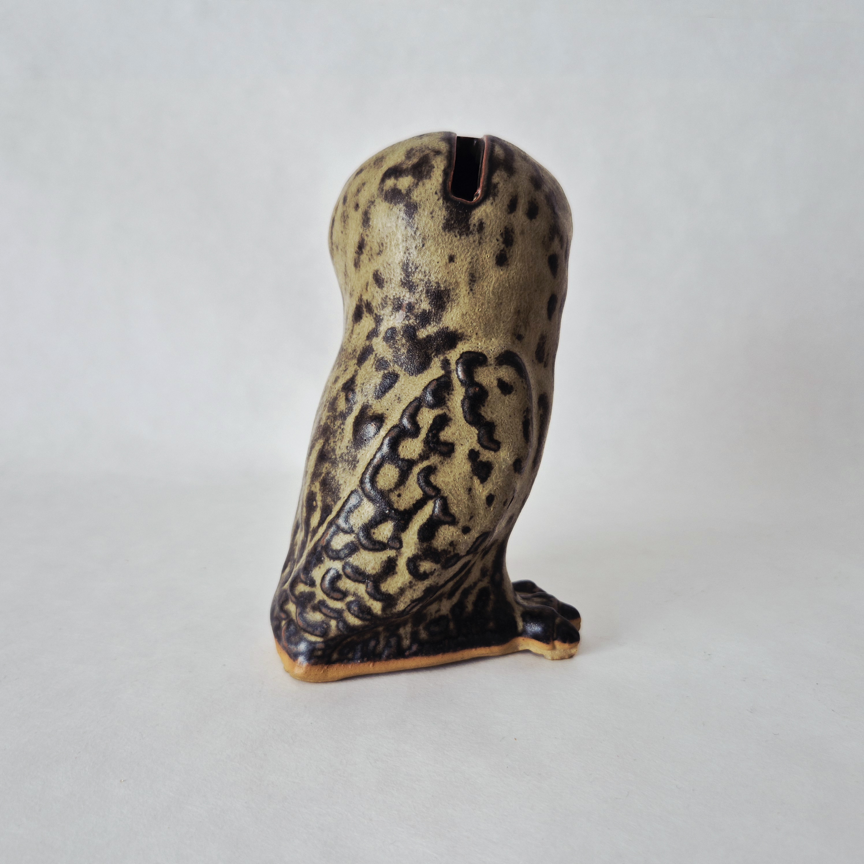 Tremar UK keramische spaarpot uil | Vintage spaarpot | Dieren spaarpot | Tremar studio pottery