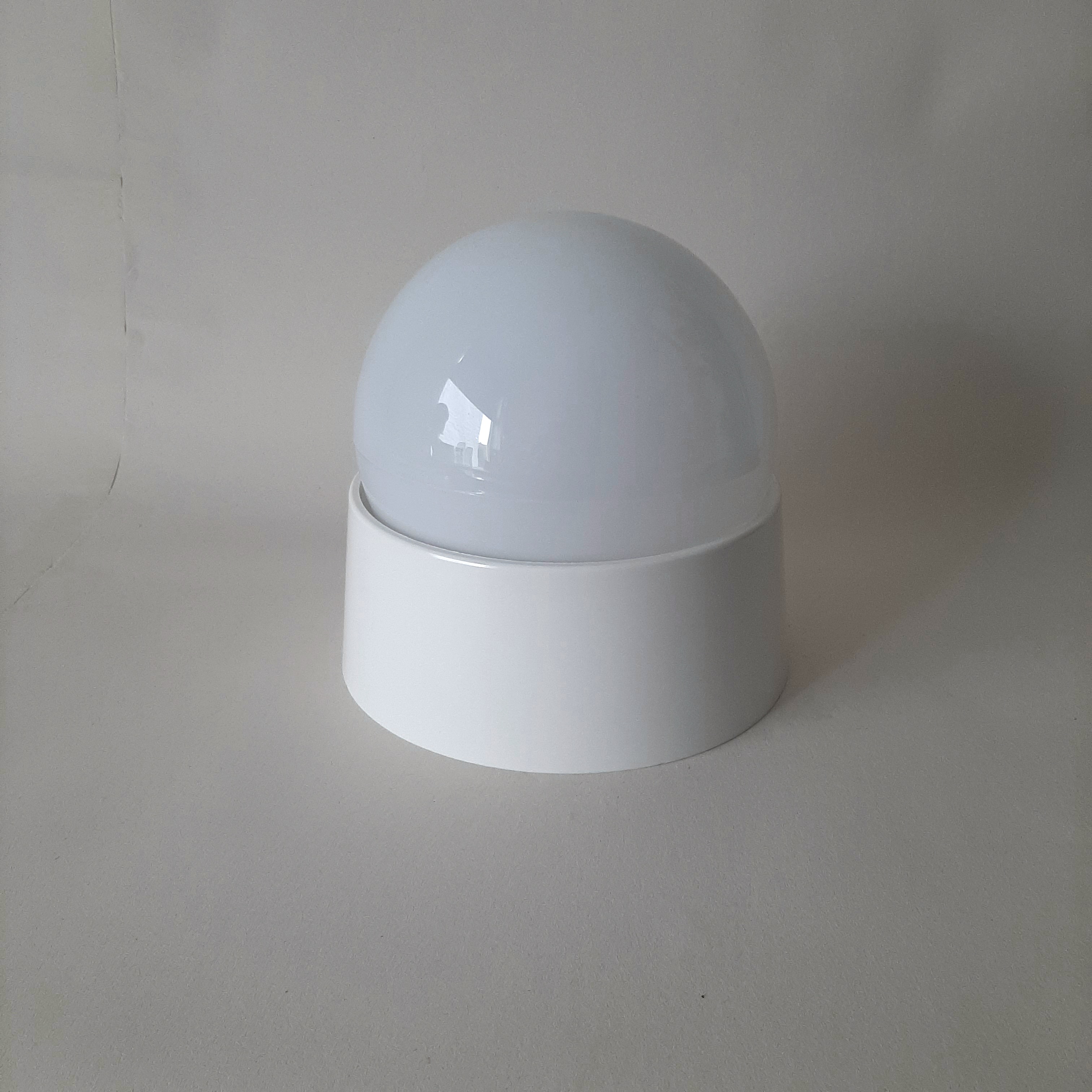 Vintage plafonniere, jaren 60 plafondlamp, Schroefbol bakeliet