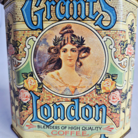 Art Nouveau Grants of London koffieblik