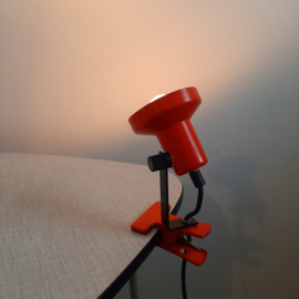 Vintage klemlamp Philips kopspiegelllamp | Jaren 70