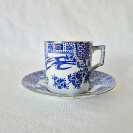 Orientaals Bone China Demitasse kop en schotel set van 4 stuks