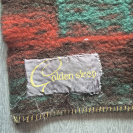 MCM Wollen Deken | Oranje, Groen, Bruin, Wit