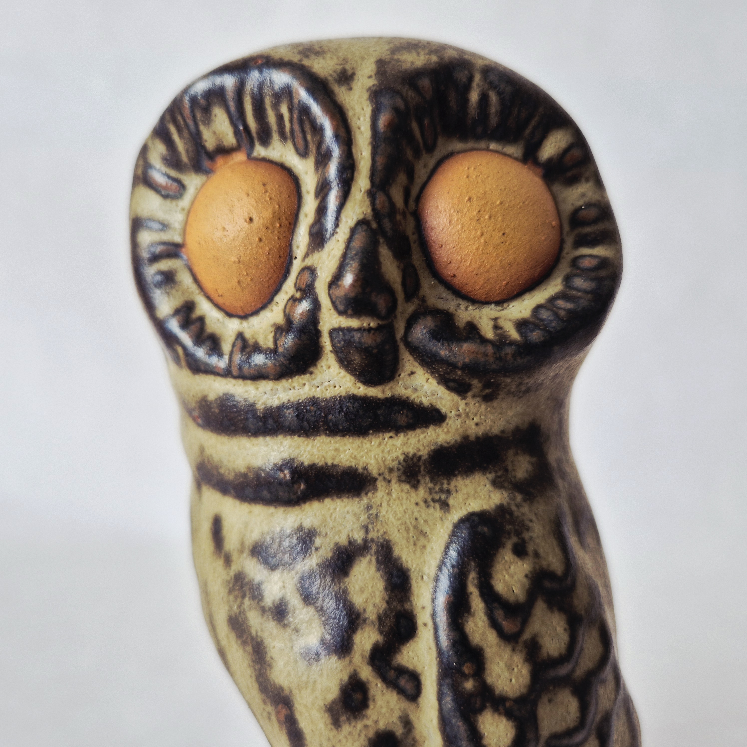 Tremar UK keramische spaarpot uil | Vintage spaarpot | Dieren spaarpot | Tremar studio pottery