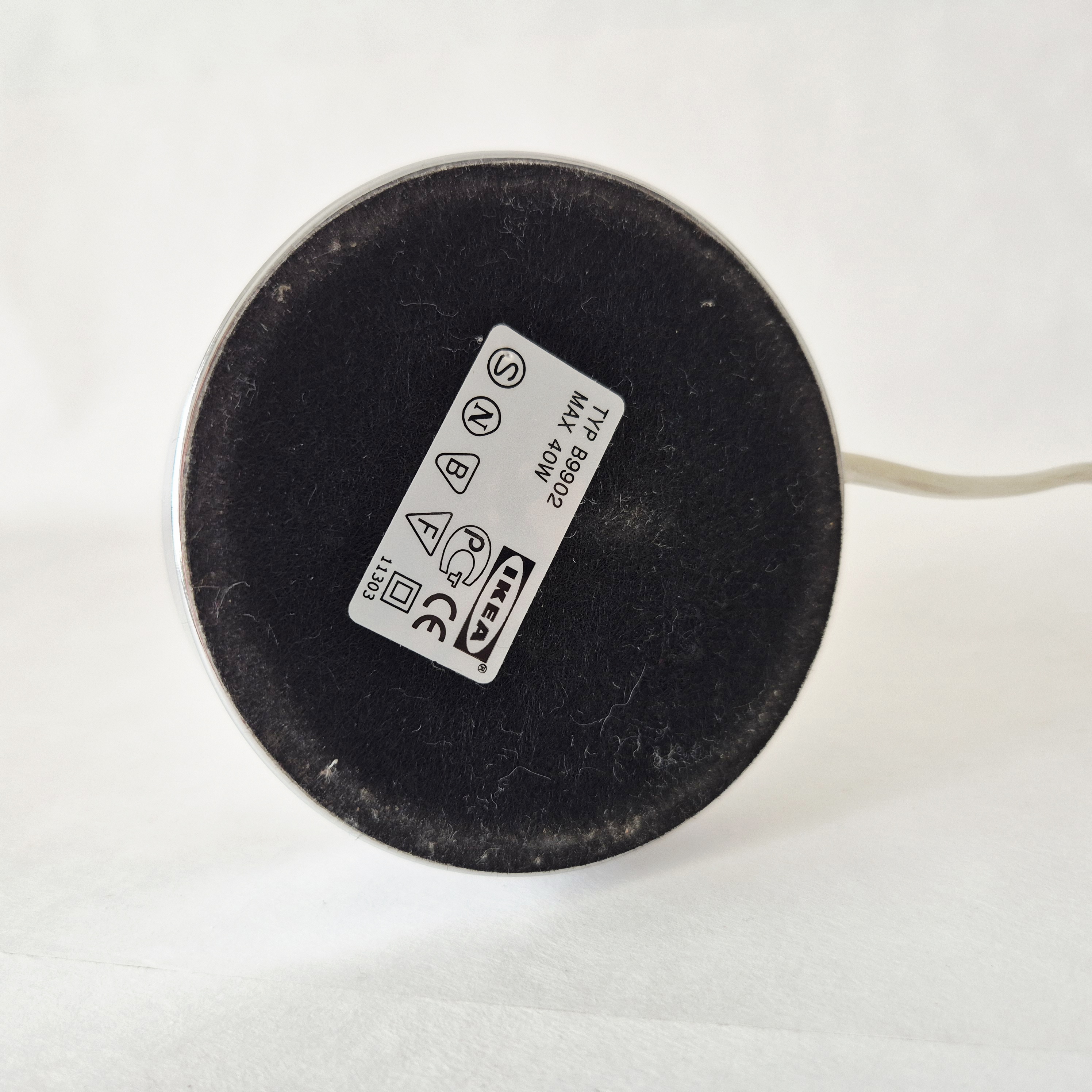Jaren 90 Ikea tafellamp | Vintage glazen schemerlamp | Y2K lamp