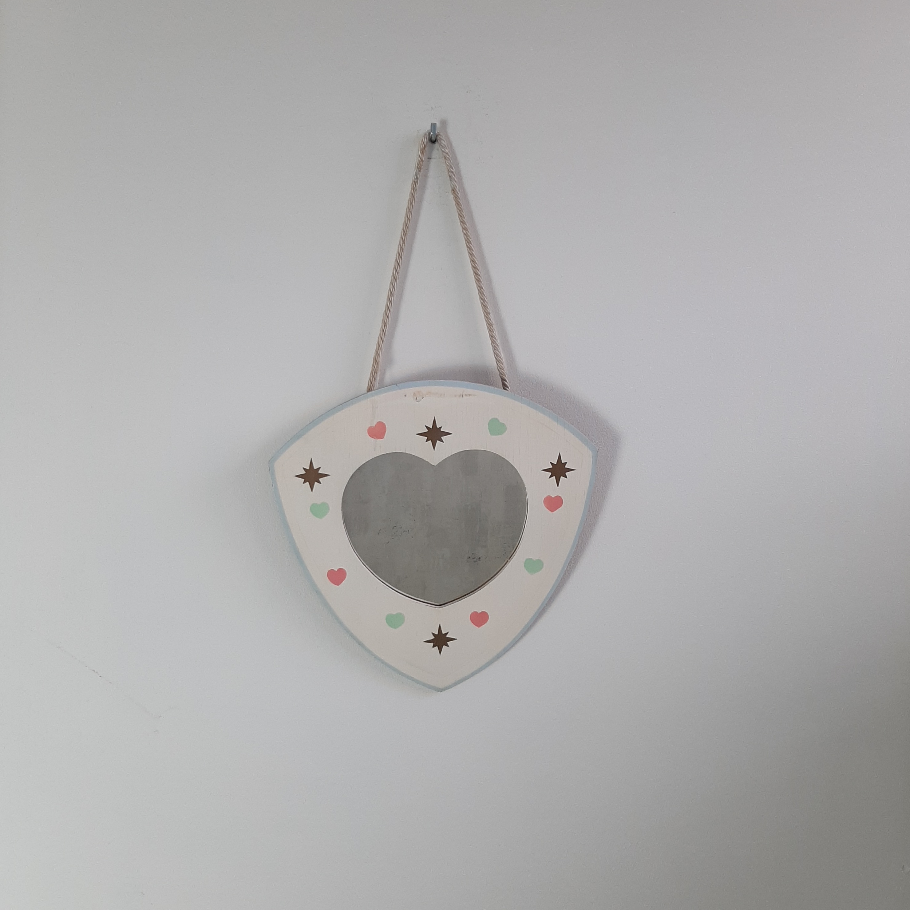 MCM spiegel | Midcentury modern wandspiegel hout | Vintage spiegel voor meisjes