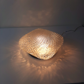 Glazen plafondlamp, Vintage plafonniere Massive