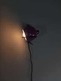Gepo wandlamp paars, eyeball lamp