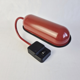 Vintage Rode Wandlamp | Leeslamp