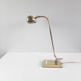 HECA Edam tafellamp | Messing bureaulamp | Leeslamp