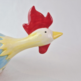 l. Dake en Zn. Eiercabaret in de vorm van een haan