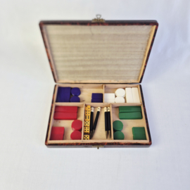 Vintage luxe speelsetkoffer