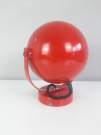 Grote eyeball wandlamp rood