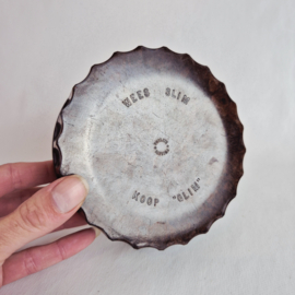 Vintage bakelieten pot 'Wees slim, koop glim' | Philite