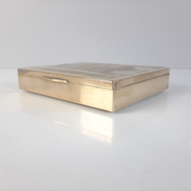Art Deco verzilverd doosje | Sigarettendoos | Jaren 30